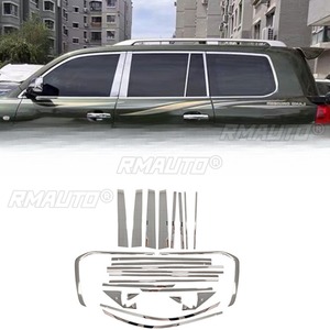 <b>Car</b> Window <b>Decorative</b> Strip Stainless Steel Door Frame Exterior For Toyota Land Cruiser 2005-2011 Body Kit <b>Car</b> Accessories - Product Image 3