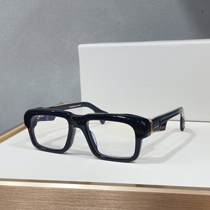 Gafas de Sol Unisex Rectangulares Gruesas de Lujo con Montura de Acetato, Lentes Transparentes UV400, Montura de Gafas Retro Moderna para Prescripción - Product Image 4