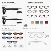 Montures de lunettes optiques ovales rétro Finewell en TR90, personnalisables avec logo, pour femmes et hommes, branches en CP, lunettes anti-lumière bleue