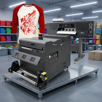 Nouvelle machine d'impression DTF avec agitateur de poudre, traceur, imprimante pour t-shirts et films PET, sans découpe