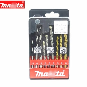 Juego de <span class=keywords><strong>brocas</strong></span> originales para madera de mampostería Makitas HSS de combinación mixta para perforación de madera de hormigón metálico en caja de plástico - Product Image 1