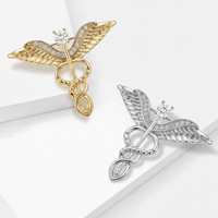 Broches en zircon micro-pavé de luxe léger, Nouveauté 2026, Broche créative pour vêtements, Accessoire de mode pour hommes et femmes, Vente en gros