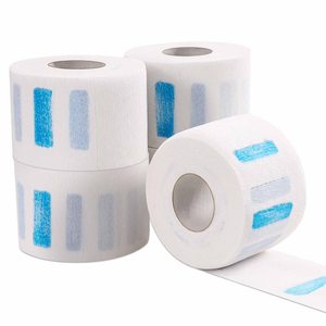 Tiras para el cuello de papel de peluquero desechables, para el cuello rollo de papel, papel elástico <span class=keywords><strong>profesional</strong></span>, protector de banda para el cuello, accesorio de <span class=keywords><strong>peluquería</strong></span> - Product Image 4