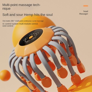 Massageador Elétrico para a Cabeça com Design de Polvo de 20 Garras, Dispositivo de Vibração TMS para Alívio de Estresse e Acupressão - Product Image 4