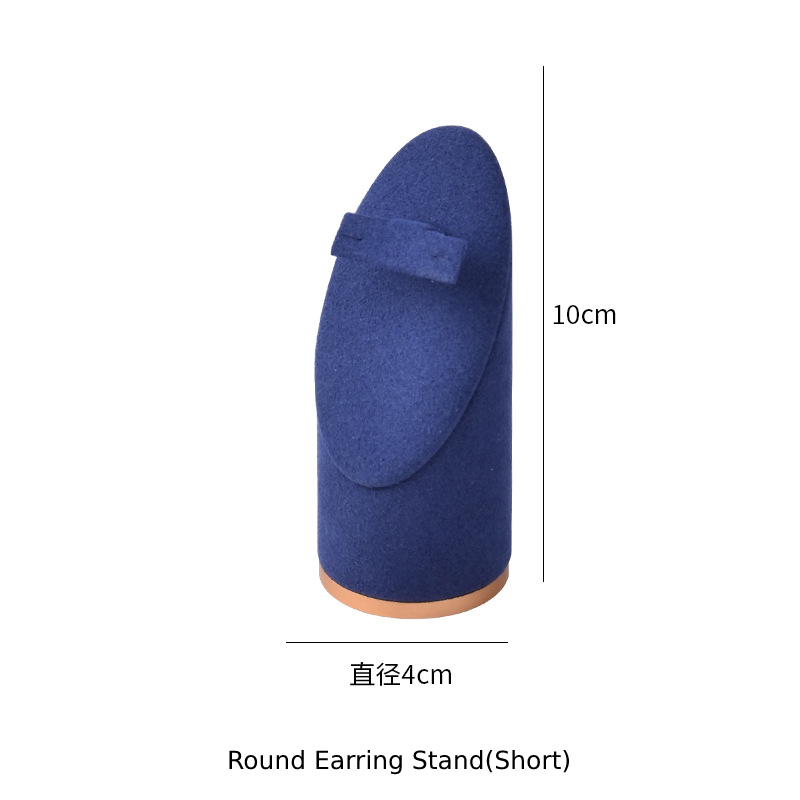 Support pour boucles d'oreilles rondes (court)