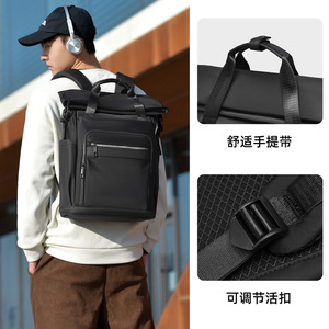 Men's <b>Backpack</b> Business Laptop Bag 14 Inches Large Capacity Commuting For Youth Everyday Use - Product Image 4