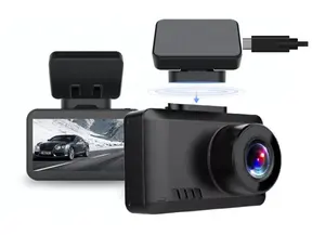 Автомобильный видеорегистратор Novatek, беспроводная камера с магнитным основанием, GPS, 4K, две камеры спереди и сзади, Wi-Fi