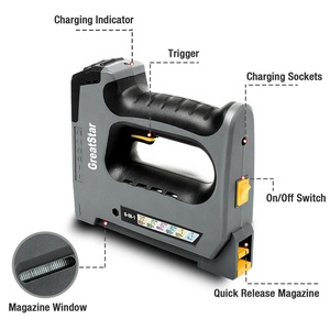 Engrapadora Inalámbrica GreatStar 6 en 1, 3.6V, Recargable, con Capacidad de 60 Grapas/Minuto, Incluye Cargador - Product Image 2