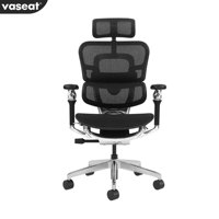 Chaise de bureau ergonomique confortable au design moderne en maille, siège de direction à dossier haut pour bureau commercial, chaise de travail de luxe