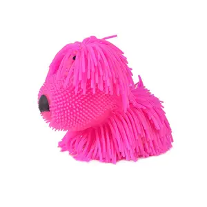 Hot Sell Jiggly Pets Hond Schattigste Rubberachtige Puppy Speelgoed Grappig Lang Haar Hond Stress Relief Speelgoed Kinderen Verjaardagscadeau - Product Image 1