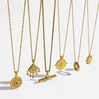 Collier personnalisé SSeesy, plaqué or 18 carats PVD, en acier inoxydable étanche, avec pendentif et chaîne à maillons, bijoux de fête, cadeaux