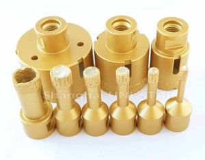M14 chân không brazed kim cương vương miện sứ gạch khoan lõi <span class=keywords><strong>bit</strong></span> Gốm Đá Cẩm Thạch lõi khoan <span class=keywords><strong>bit</strong></span> kit6/8/10/12/16/20/25/35/55/68mm - Product Image 2