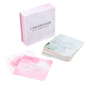 <span class=keywords><strong>Carte</strong></span> de santé mentale au Design personnalisé, cartes d'affirmation de Relaxation avec boîte - Product Image 4
