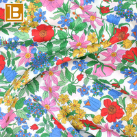 Tissu en coton 100% Clarabell 80S à imprimé floral personnalisé BILU pour la confection de robes