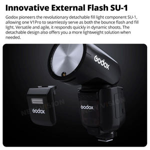 Flash para Cámara <span class=keywords><strong>Godox</strong></span> Professional <span class=keywords><strong>V1</strong></span> Pro TTL de Iones de Litio con Transmisión Inalámbrica <span class=keywords><strong>Speedlite</strong></span> para Fuji - Product Image 2