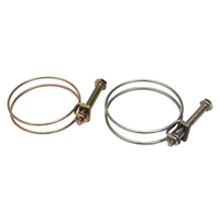Ventes directes d'usine Collier de serrage à boulon en T Collier de serrage en acier galvanisé Collier de serrage en acier inoxydable