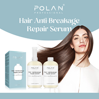 POLAN 500ml Sérum Réparateur Capillaire Bio en Gros pour Cheveux Teints et Décolorés, Nourrit et Répare les Cas de Casse Capillaire