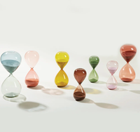 Nouvelle horloge à sable, sablier, minuteur, coloré, 3 minutes, 5 minutes, 10 minutes, 15 minutes, 30 minutes