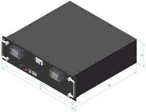 แท่นวางแบตเตอรี่ BMS 10Kw แบบติดตั้งบนแร็ค Lifepo4แบตเตอรี่ลิเธียมไอออนแบบพกพาแบตเตอรี่ Lifepo4 20Kwh - Product Image 5
