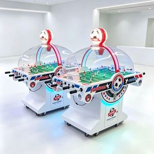 Machine de jeu de football de table interactive pour enfants et parents, jeu d'arcade de football de table sous dôme à monnayeur pour divertissement intérieur - Product Image 4