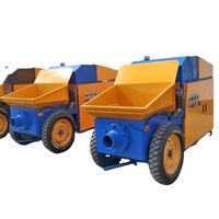 Pompe à béton mobile mini neuve EPA à moteur diesel, portée verticale 60m, 10m/h
