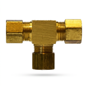 ข้อต่อท่อทองเหลืองแบบสามทาง ทนแรงดันต่ำ พร้อมเกลียว NPT/BSPT ขนาดนิ้ว - Product Image 6