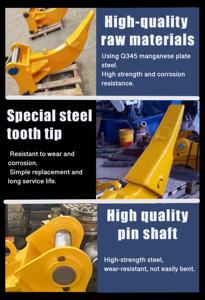 Vendita calda migliore prezzo singolo dente <span class=keywords><strong>Ripper</strong></span> per escavatore <span class=keywords><strong>30t</strong></span> escavatore <span class=keywords><strong>Ripper</strong></span> per la vendita - Product Image 6