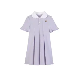 Factory direct supplier Fashion Trend New girls casual dresses kids clothes dress for teenage girl