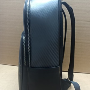 Boshiho Carbon Fiber <b>Backpack</b> Genuine Leather <b>Big</b> <b>Backpack</b> Purse for Men - Product Image 5