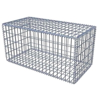 Gabion en treillis soudé décoratif pour clôture de jardin et mur de soutènement