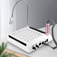 Aspirateur et polisseuse de manucure quatre-en-un NX-608 avec éclairage 80W, vente directe d'usine en gros