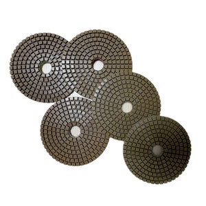 Tamponi abrasivi per lucidatura a pietra da 4 pollici con utensili diamantati di spessore OEM 2.5MM per pietre preziose di granito - Product Image 1