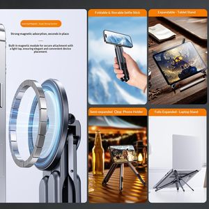 360 Degree Adjustable Phone Holder Notebook Cooling Stand Ergonomic <b>Foldable</b> Cooling Pads Tablet Stand <b>Desk</b> Flexible - Product Image 2