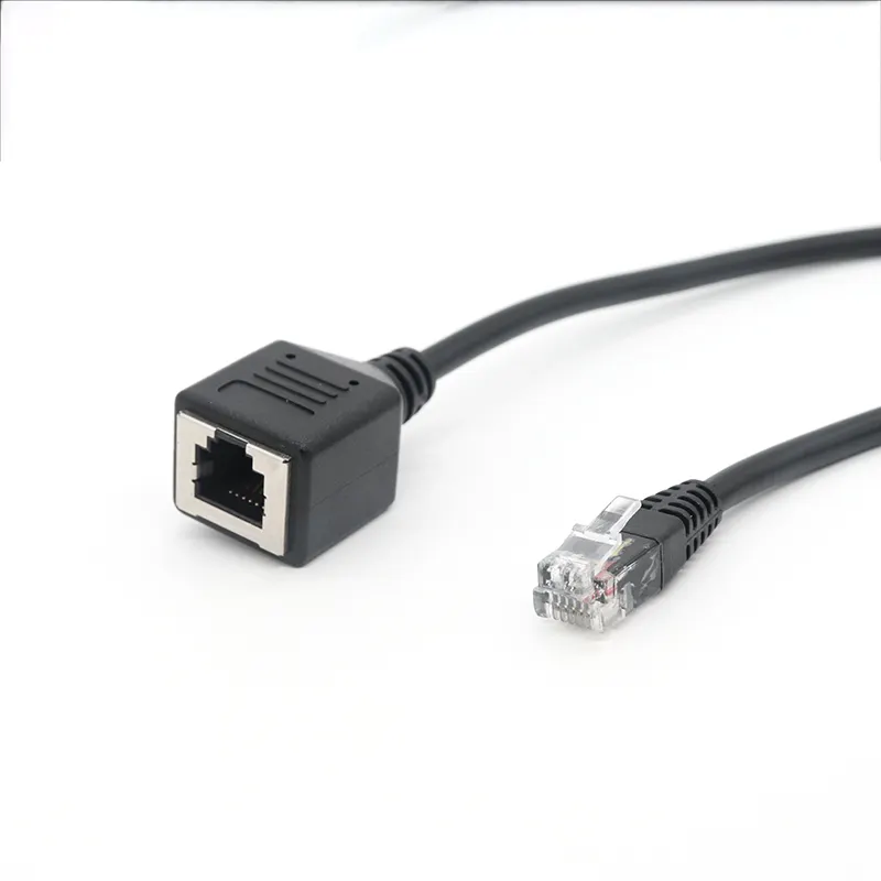 Ethernet Extension Cable RJ12 Cable Phone Cord RJ12 6P6C Male to Female Straight