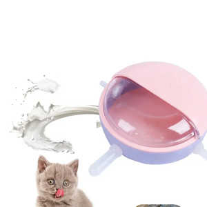 Chiot <span class=keywords><strong>chaton</strong></span> <span class=keywords><strong>lait</strong></span> mangeoire ensembles 180ml bol 5 tétines Silicone Simulation poste de soins infirmiers chats distributeur de nourriture nouveau-né accessoires pour animaux de compagnie - Product Image 1
