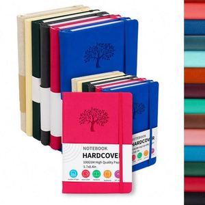 Most Popular Hardcover Pu Leather Portable Daily Planner Shorthand Waterproof <b>Mini</b> Pocket Size Leather <b>Notebook</b> with Custom Logo - Product Image 6