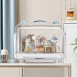 En gros, séchoir à biberons en plastique de haute qualité pour la maison avec couvercle, boîte de rangement pour biberons et organiseur de drainage pour enfants - Product Image 6