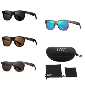 Logo personalizzato moda <span class=keywords><strong>polarizzazione</strong></span> Uv400 quadrato di lusso quadrato nero occhiali da sole firmati per gli uomini e le donne - Product Image 1