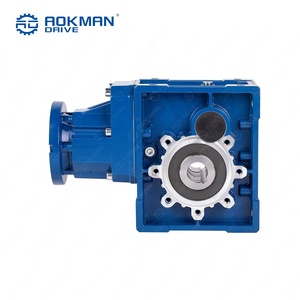 Reductor de Engranajes Helicoidales-Hipoide Serie KM con Motor Eléctrico de Alto Torque y Ángulo Recto para Automatización Industrial - Product Image 1