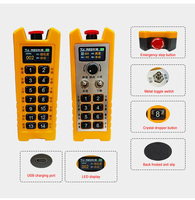 Télécommande industrielle avec coque extérieure Nouvel arrêt d'urgence infrarouge avec 2 boutons de rangée Boîtier électronique et instrument