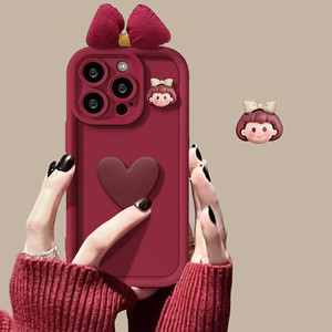 อุปกรณ์เ<span class=keywords><strong>ส</strong></span>ริมโทรศัพท์มือถือสำหรับ VIVO Y95/Y91/U1/Y93-2019/Y93/Y91I เค<span class=keywords><strong>ส</strong></span>โทรศัพท์มือถือกันตกสามมิติโบว์รัก - Product Image 5