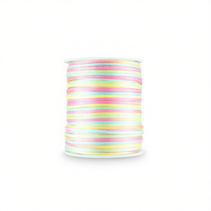 Cordoncino Ilan Rattail 1,5 mm 50 m tinto in pastello per la creazione di gioielli - Product Image 3