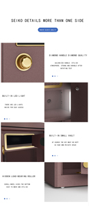 Hộp An Toàn Lớn Chống Cháy Bán Sỉ Từ Nhà Máy Két An Toàn Vân Tay Dữ Liệu Và Tài Sản An Toàn Thông Minh Cho Gia Đình Văn Phòng - Product Image 5