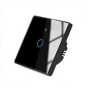 Sakelar Lampu Tunggal Pintar WiFi Touch Panel ABS/PC <span class=keywords><strong>1</strong></span>/2/<span class=keywords><strong>3</strong></span>/4 <span class=keywords><strong>Gang</strong></span> Smartlife Remote Control Google Home Alexa US - Product Image 2