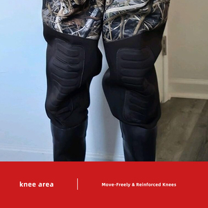 Waders <span class=keywords><strong>da</strong></span> Caccia con <span class=keywords><strong>Stivali</strong></span> in Gomma Termici <span class=keywords><strong>da</strong></span> 200G, Impermeabili con Suola Chiodata in Neoprene, a Stivale Intero per <span class=keywords><strong>Pesca</strong></span> - Product Image 2