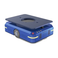 Robot AGV de levage à profil bas de 600 kg avec plateau tournant, navigation laser SLAM, précision de positionnement de 10 mm pour entrepôt et palettes