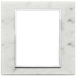 White Carrara Marble Wall <b>Switch</b> <b>Plate</b> 18.5 Cm Length 3.3 Cm Height Rectangular Design - Product Image 1