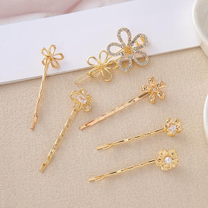 กิ๊บติดผมเกาหลีแบบขายส่ง ชุดกิ๊บติดผมคริสตัลรูปหัวใจ สำหรับงานปาร์ตี้ - Product Image 4