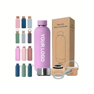 Stylish 304 Stainless Steel <b>Water</b> <b>Bottle</b> - Personalized & Portable for Students & Outdoor Use - Custom Logo Available - Product Image 1