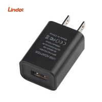 Pengisi Daya Dinding USB 5V 1A Mini Kubus AC 100-240V Pengisi Daya Ponsel